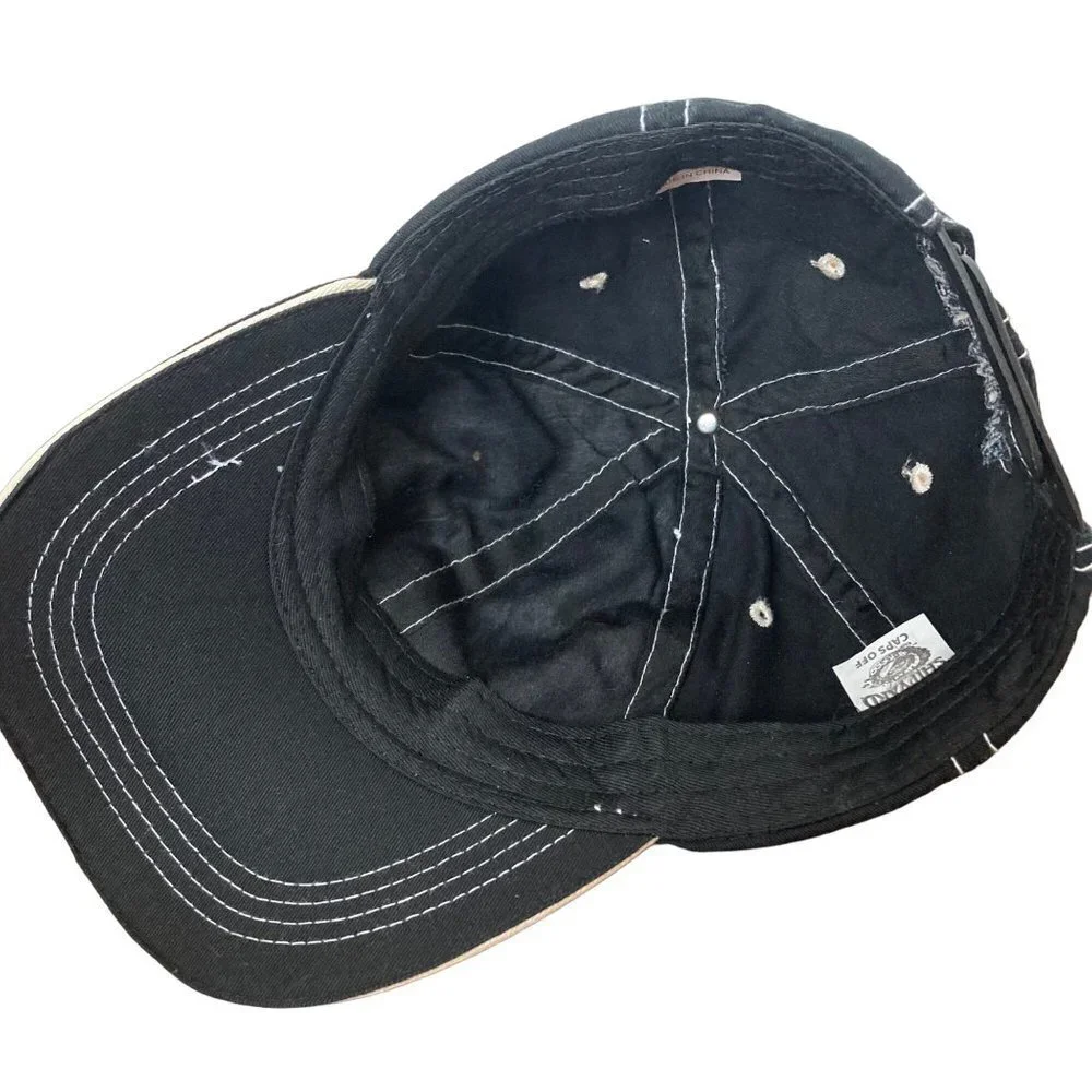 Shipyard Brewing Co Hat Adjustable Snapback Portland Maine Cap Lid Beer Black